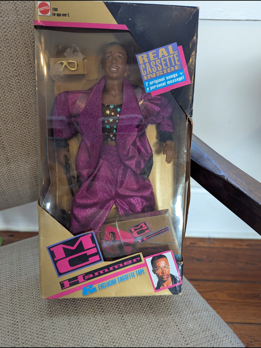 Vintage 80s Mc hammer doll